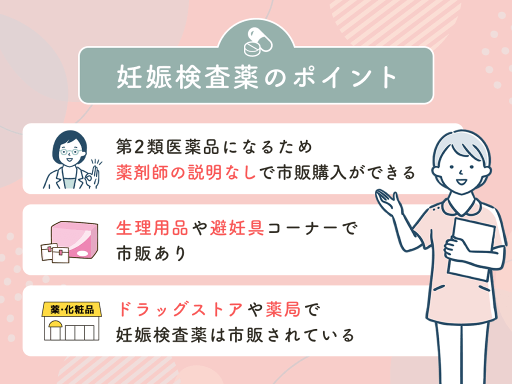 妊娠検査薬のポイント