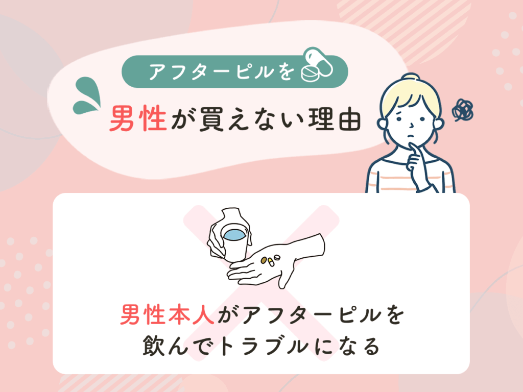 アフターピルを男性が買えない理由②：男性本人がアフターピルを飲んでトラブルになる